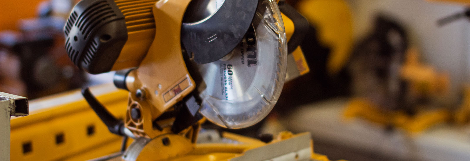 Close up photo of Cutting Machine inside the Mini Build Store