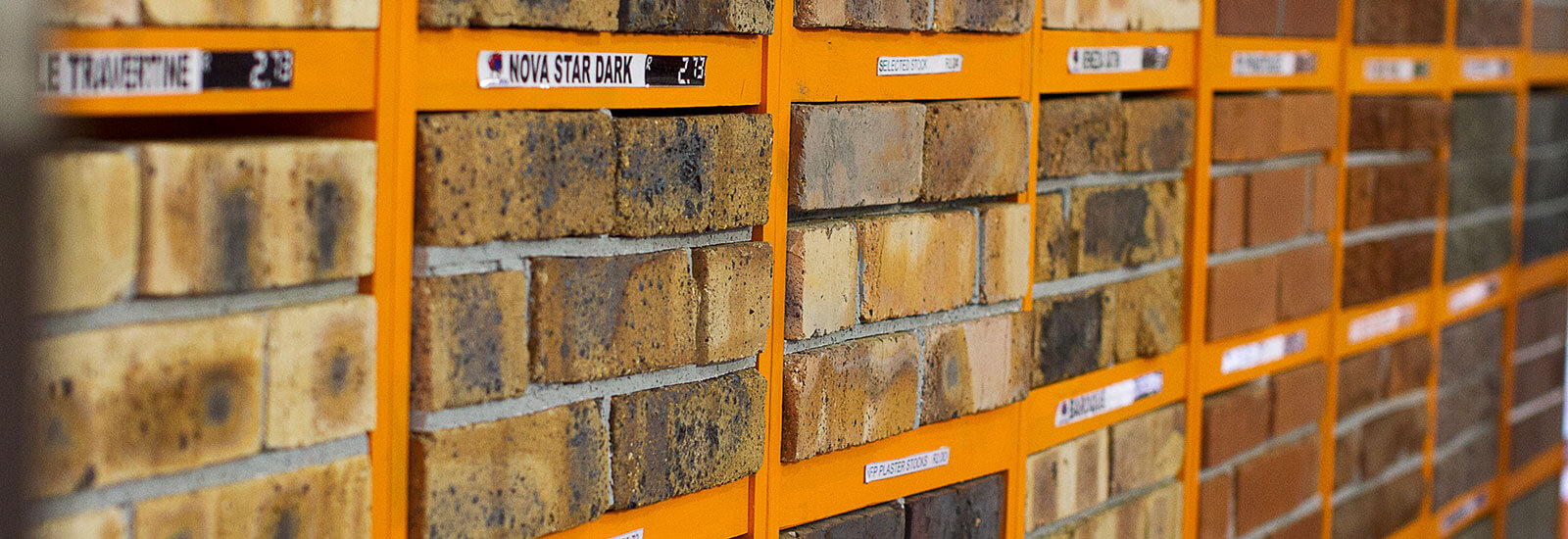 Close up photo of Various Bricks inside the Mini Build Store